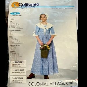 Girl’s Colonial Village Girl costume